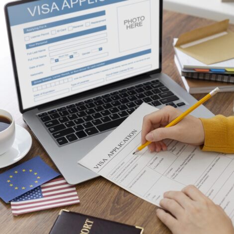 visa-application-composition-with-europe-america-flag